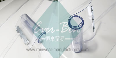 clear vinyl strip curtains-clear pvc curtain material supplier